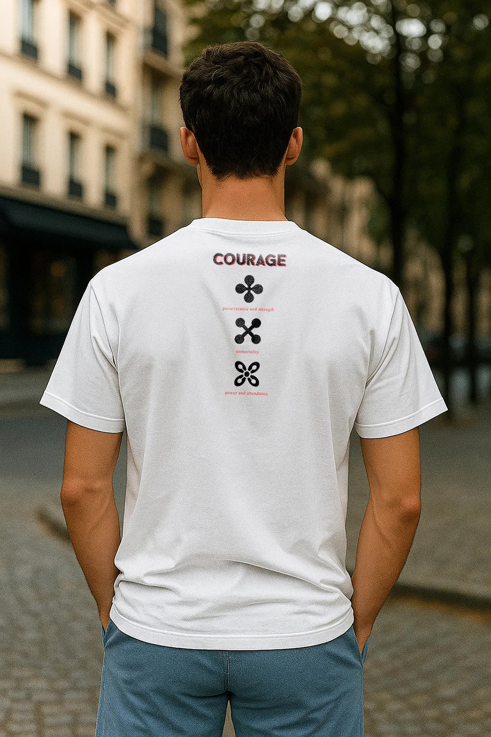 Courage | Lightweight | 100% Organic Cotton | Relaxed Fit T-Shirt Regular Fit T-Shirt