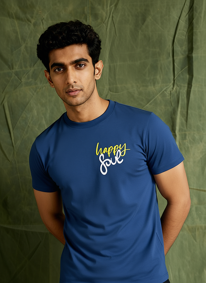 Happy Soul | Lightweight | 100% Organic Cotton | Regular Fit T-Shirt