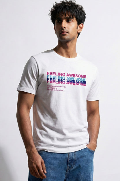 Awesome | Regular Fit T-Shirt | 100% Organic Cotton | Screen Printed