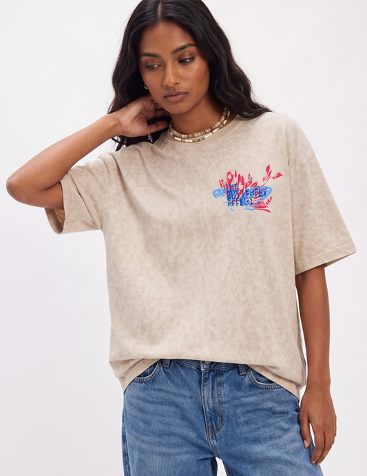 Butterfly Acid Washed Unisex T-Shirt