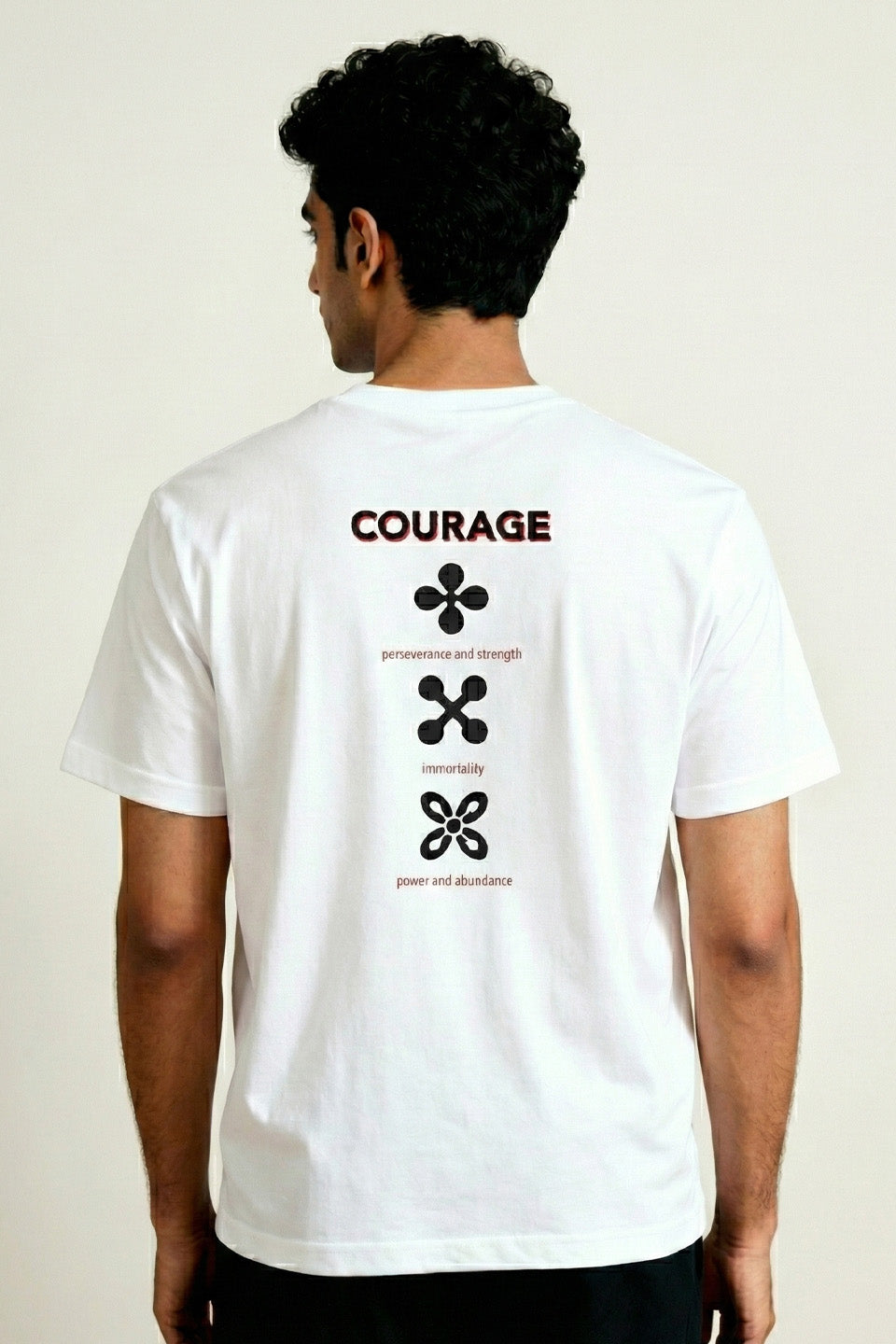 Courage | Lightweight | 100% Organic Cotton | Relaxed Fit T-Shirt Regular Fit T-Shirt
