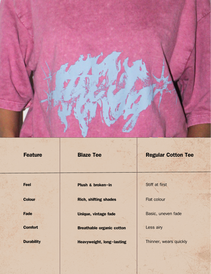 Blaze Drop Shoulder Unisex T-Shirt