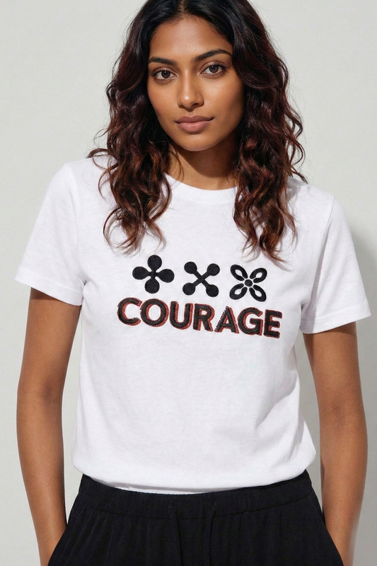 Courage | Lightweight | 100% Organic Cotton | Regular Fit T-Shirt