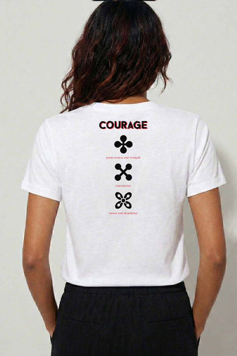 Courage | Lightweight | 100% Organic Cotton | Relaxed Fit T-Shirt Regular Fit T-Shirt