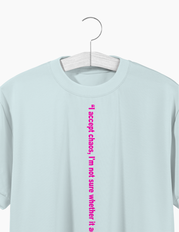 Chaos | Lightweight | 100% Organic Cotton | Unisex Relaxed Fit T-Shirt