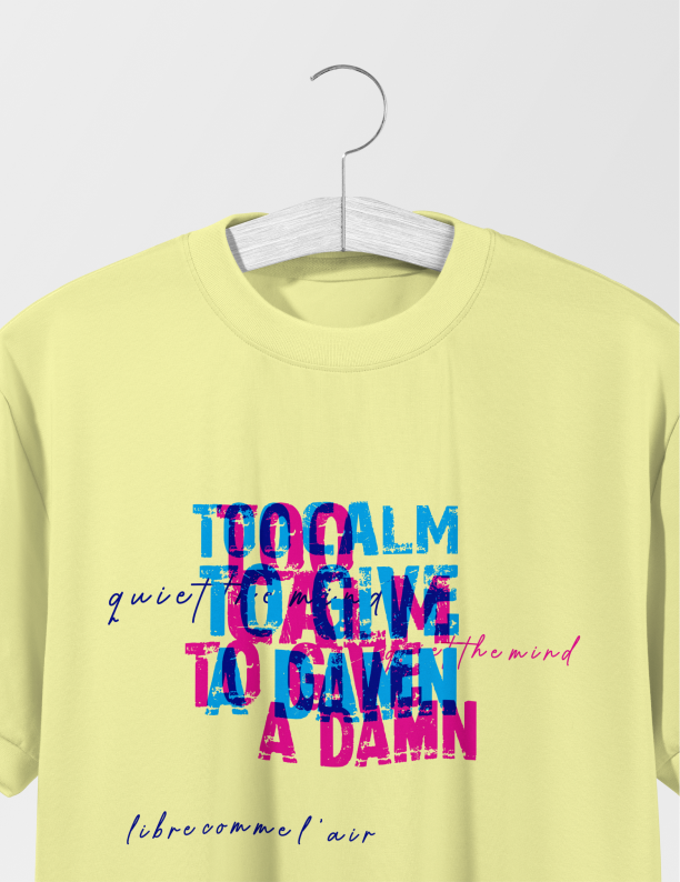 Calm | Lightweight | 100% Organic Cotton |  Unisex Relaxed Fit T-Shirt