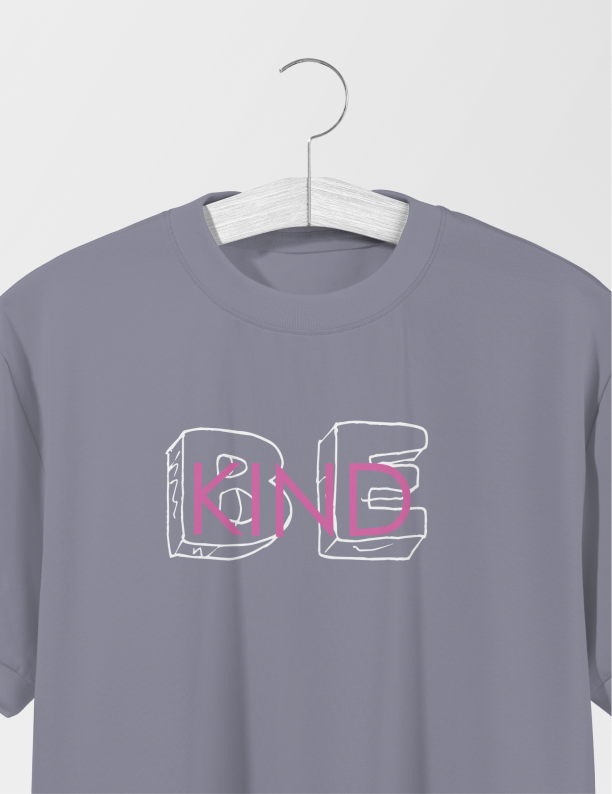 Be Kind | Lightweight | 100% Organic Cotton | Unisex Relaxed Fit T-Shirt
