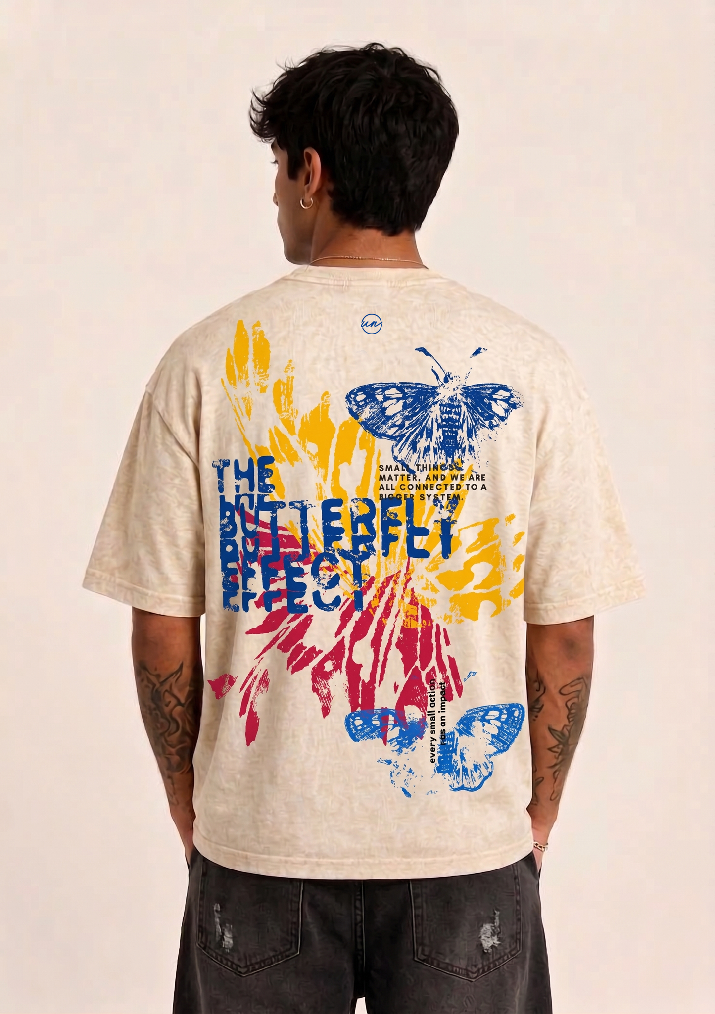 Butterfly Washed Unisex T-Shirt