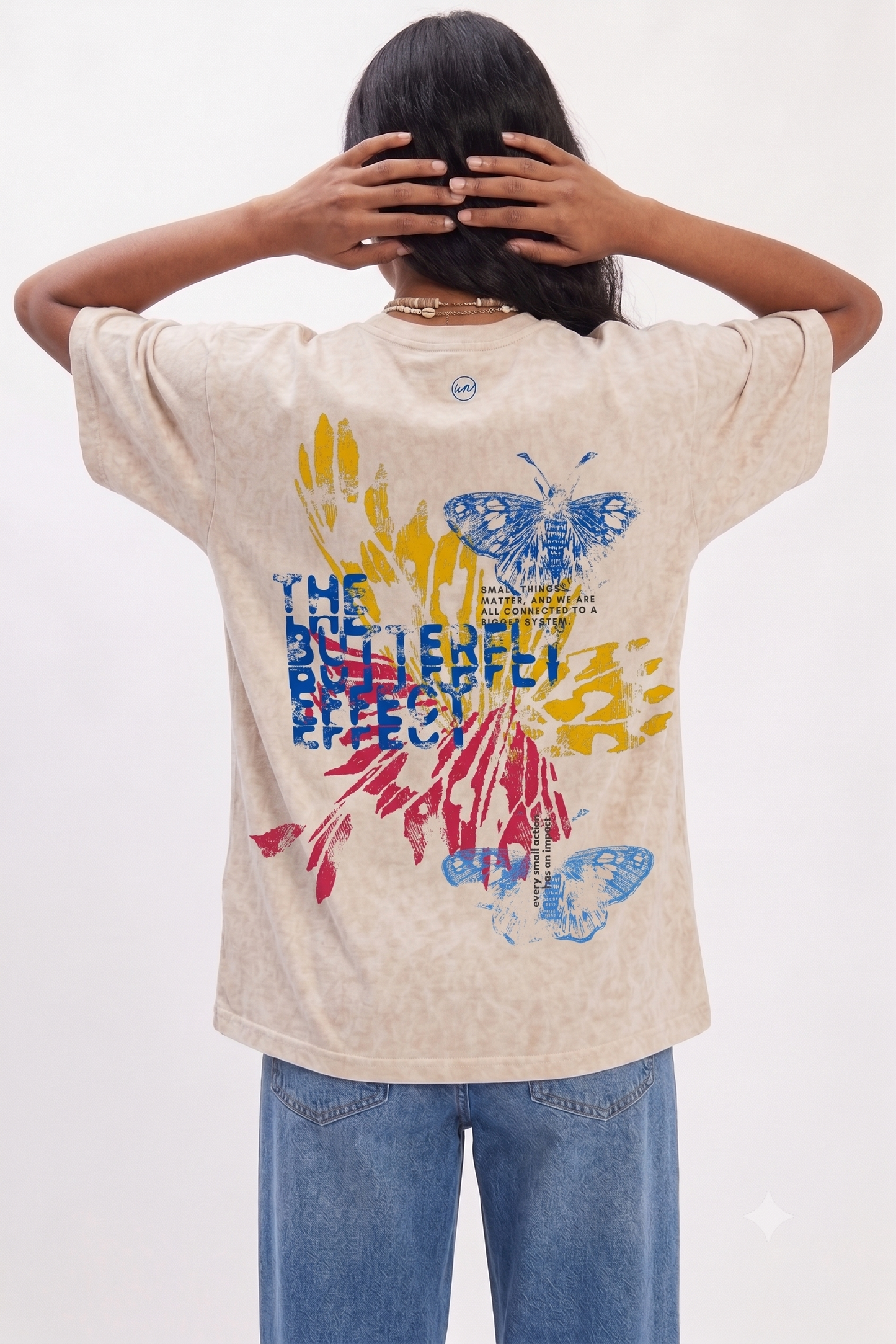 Butterfly Washed Unisex T-Shirt