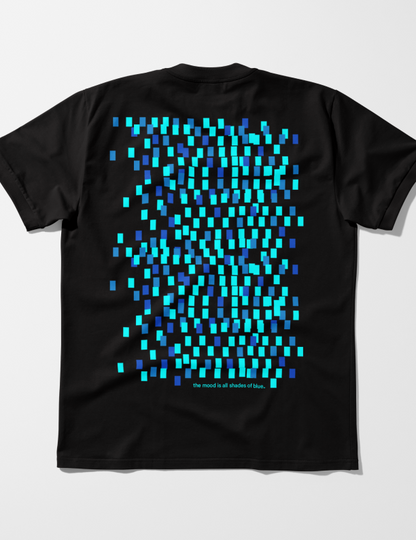 Moods of Blue | Lightweight | 100% Organic Cotton| Regular Fit T-Shirt