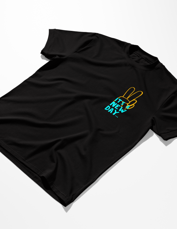 New Day| Lightweight | 100% Organic Cotton | Regular Fit T-Shirt