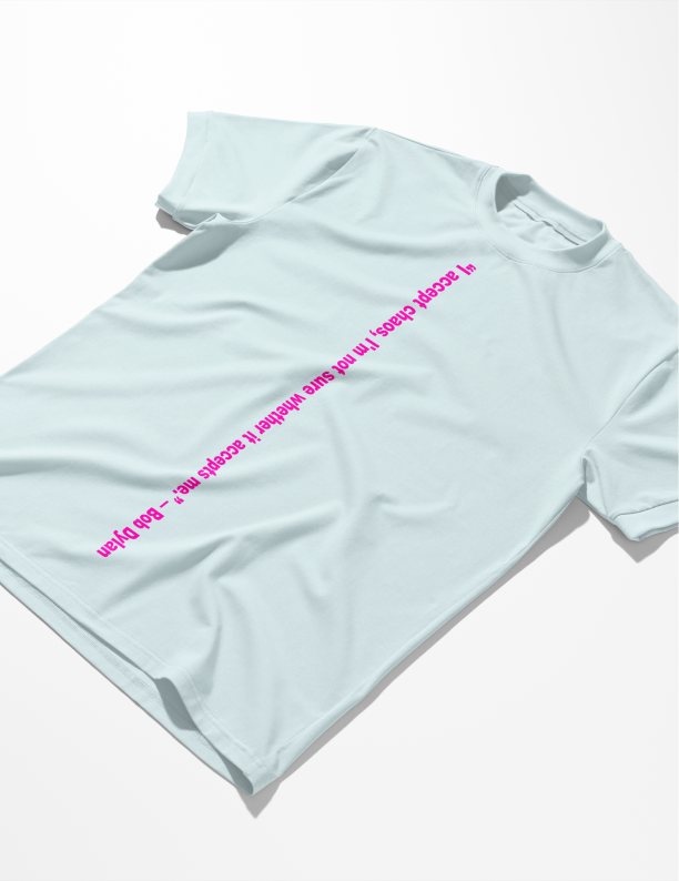 Chaos | Lightweight | 100% Organic Cotton | Unisex Relaxed Fit T-Shirt