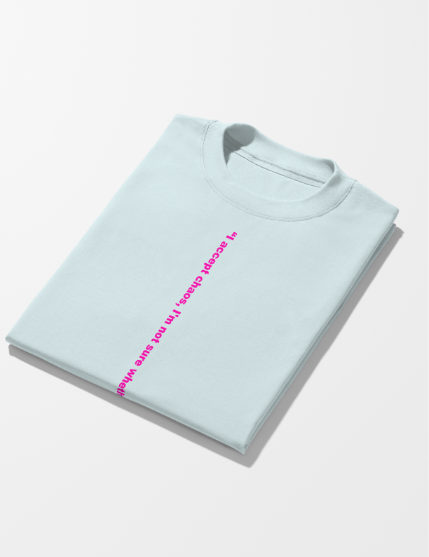 Chaos | Lightweight | 100% Organic Cotton | Unisex Relaxed Fit T-Shirt