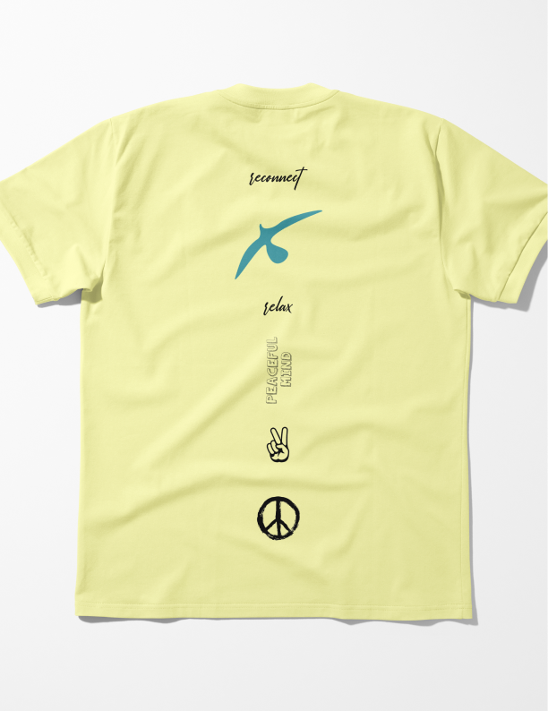 Peace | Lightweight | 100% Organic Cotton | Unisex Relaxed Fit T-Shirt