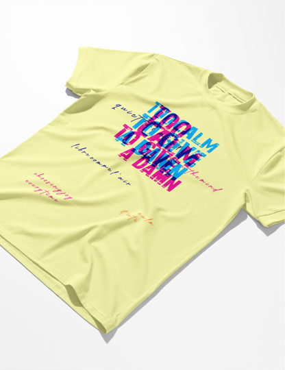 Calm | Lightweight | 100% Organic Cotton |  Unisex Relaxed Fit T-Shirt