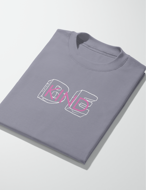 Be Kind | Lightweight | 100% Organic Cotton | Unisex Relaxed Fit T-Shirt