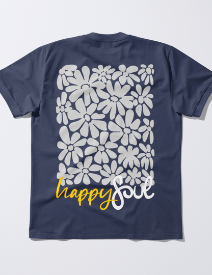 Happy Soul | Lightweight | 100% Organic Cotton | Regular Fit T-Shirt