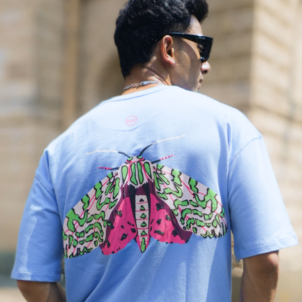 Wild and Free Oversized | 100% Cotton | Heavy Terry | Puff Print T-shirt