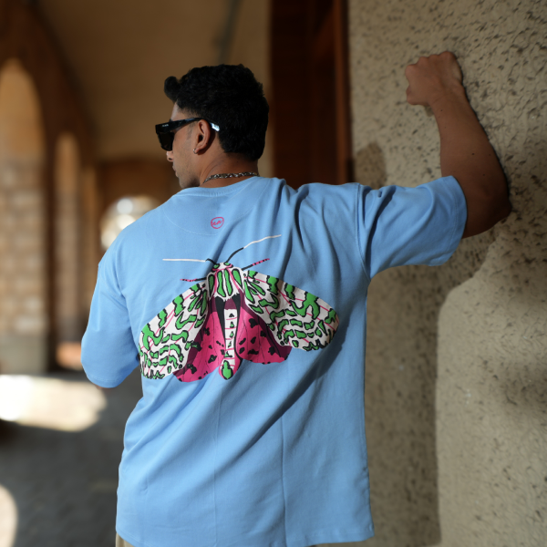 Wild and Free Oversized | 100% Cotton | Heavy Terry | Puff Print T-shirt