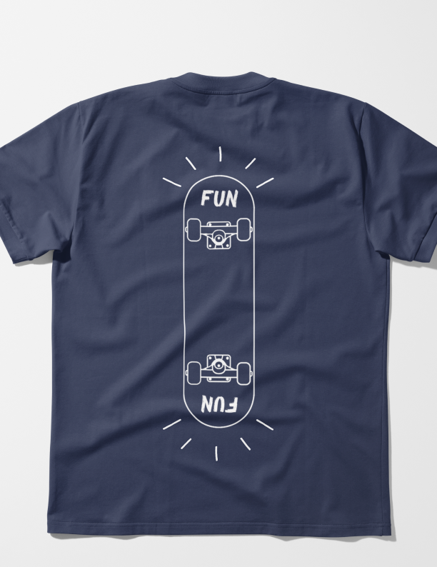 Roll N Enjoy | Lightweight | 100% Organic Cotton | Regular Fit T-Shirt