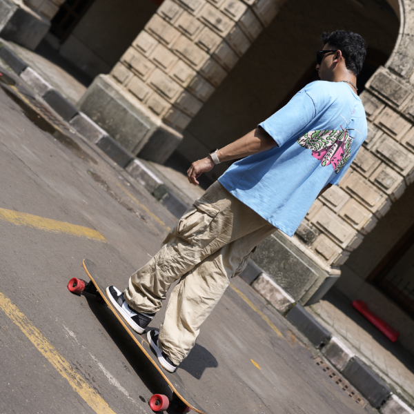 Wild and Free Oversized | 100% Cotton | Heavy Terry | Puff Print T-shirt