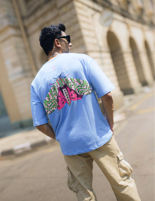 Wild and Free Oversized | 100% Cotton | 260 GSM | Puff Print T-shirt