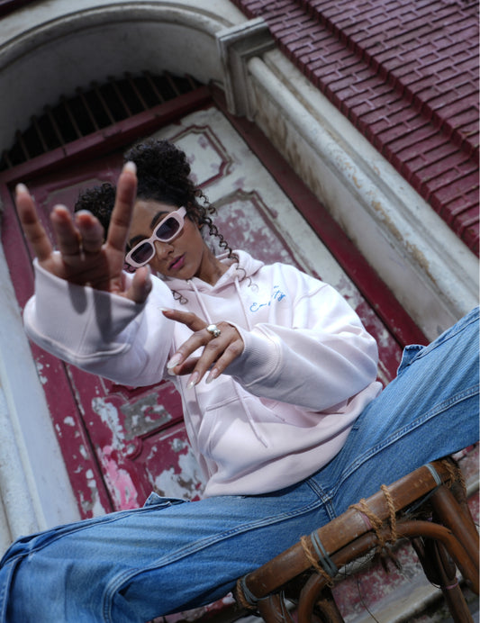 Rosa | Oversized Printed Hoodie