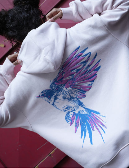 Rosa | Oversized Printed Hoodie