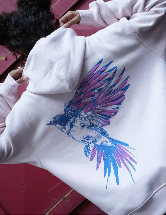 Rosa | Oversized Printed Hoodie