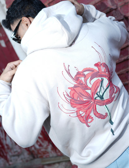 Sand | Oversized Printed Hoodie