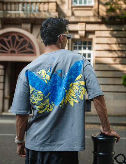 Free Spirit Oversized | 100% Cotton | 260 GSM | Puff Print T-shirt