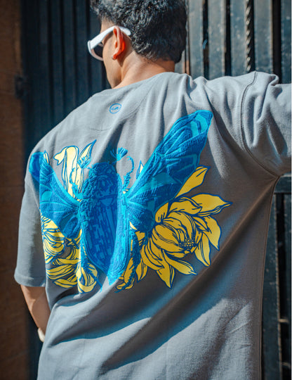 Free Spirit Oversized | 100% Cotton | 260 GSM | Puff Print T-shirt