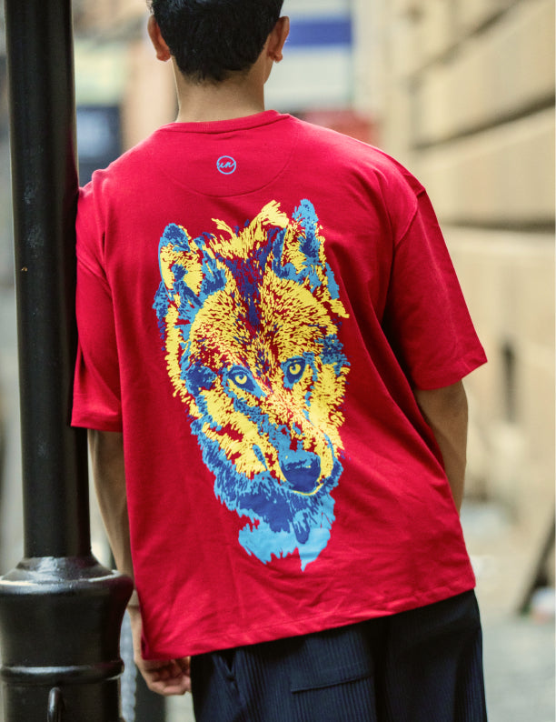 Fearless Oversized | 100% Cotton | 260 GSM | Puff Print T Shirt