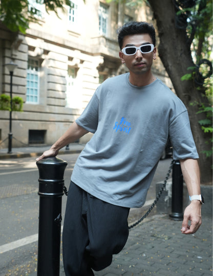 Free Spirit Oversized | 100% Cotton | 260 GSM | Puff Print T-shirt