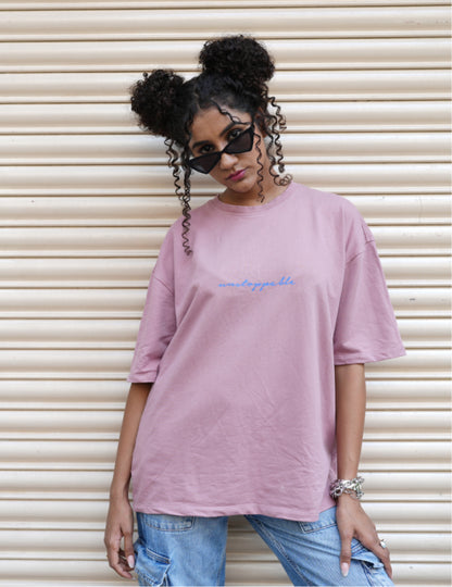 Unstoppable Oversized | 100% Cotton | 260 GSM | Puff Print T-shirt