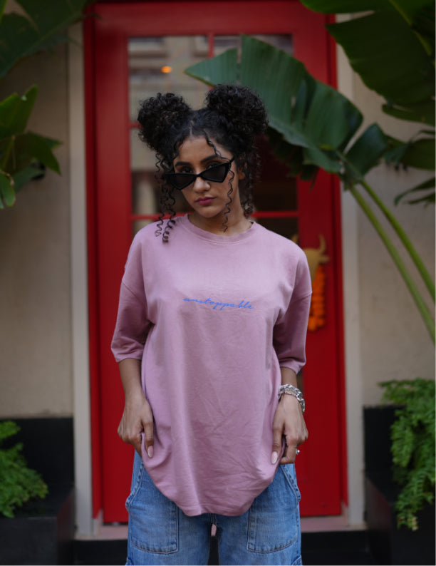 Unstoppable Oversized | 100% Cotton | 260 GSM | Puff Print T-shirt