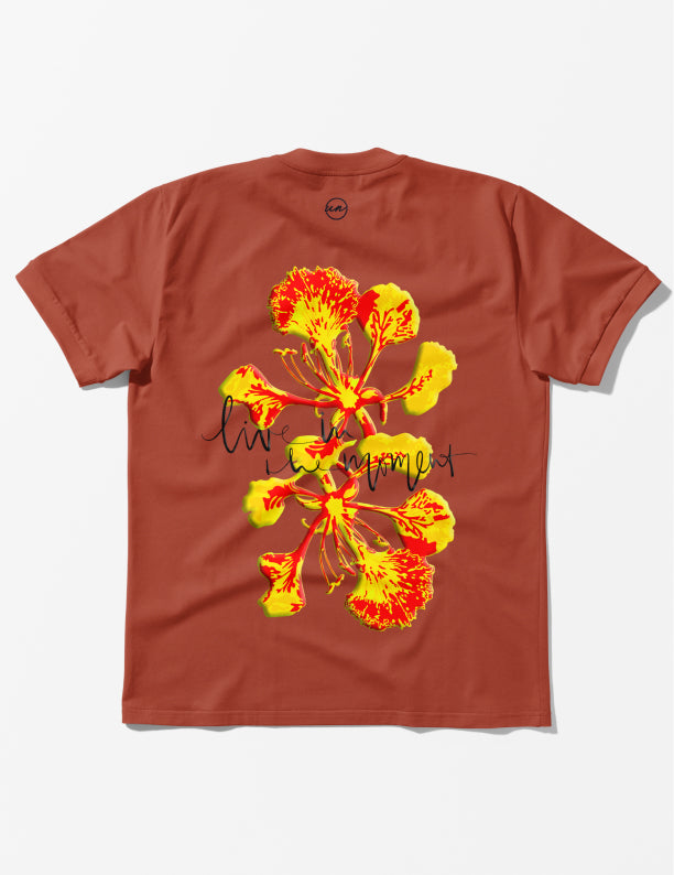 Live in the Moment Oversized | 100% Cotton | 260 GSM | Puff Print T-shirt