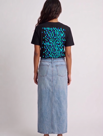 Moods of Blue | Lightweight | 100% Organic Cotton| Regular Fit T-Shirt