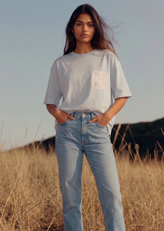 Threads | Lightweight | 100% Organic Cotton | Unisex Relaxed Fit T-Shirt