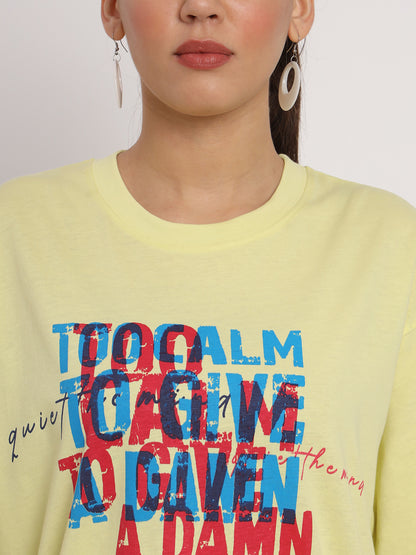 Calm | Lightweight | 100% Organic Cotton |  Unisex Relaxed Fit T-Shirt