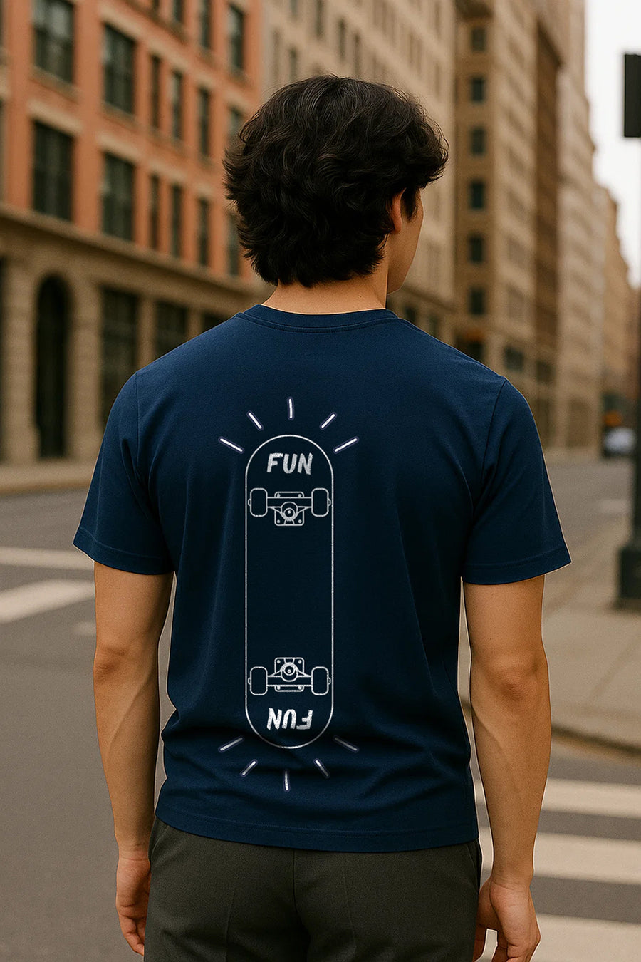 Roll N Enjoy | Lightweight | 100% Organic Cotton | Regular Fit T-Shirt