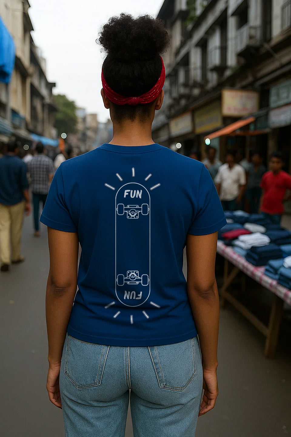 Roll N Enjoy | Lightweight | 100% Organic Cotton | Regular Fit T-Shirt