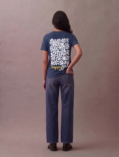 Happy Soul | Lightweight | 100% Organic Cotton | Regular Fit T-Shirt