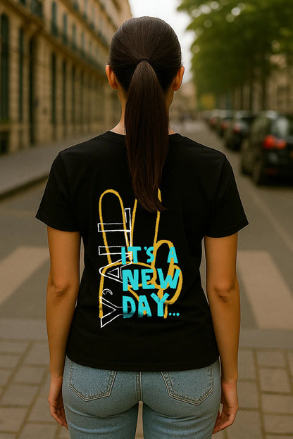 New Day| Lightweight | 100% Organic Cotton | Regular Fit T-Shirt