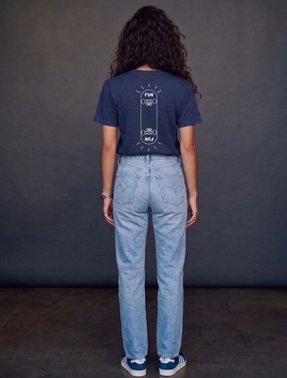 Roll N Enjoy | Lightweight | 100% Organic Cotton | Regular Fit T-Shirt