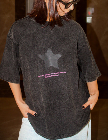 Star Drop Shoulder Unisex T-Shirt